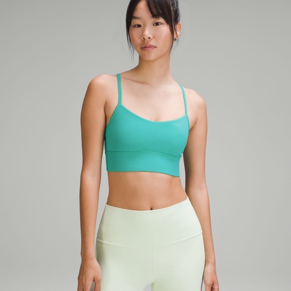 NWOT- Lululemon Sz 4 Flow Y NULU Longline Bra - Picture 1 of 6